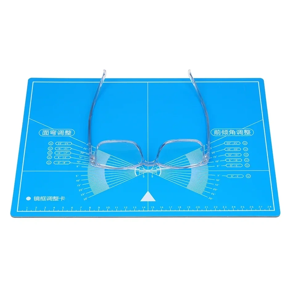 Double-sided Glasses Frame Adjustment Progressive Test Card External Opening Angle Measurement Repair for Optical Shop