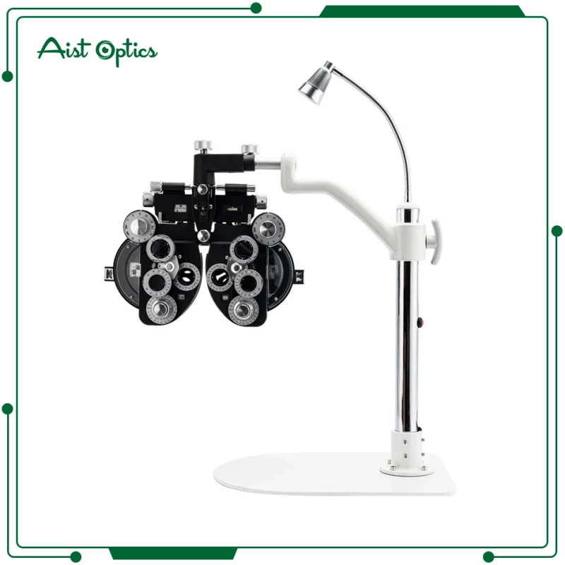 AIST Simple Ophthalmic Phoropter Arm Bracket Table Stand With Top Lamp JG-4  Vision Tester Support Desktop Use With Light