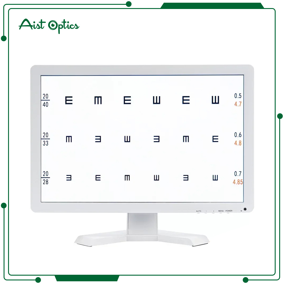 VC-3 Screen Vision Chart Panel Led Visual Acuity Testing Chart 19 Inch Eye Vision Ophthalmic LCD Optical tester Monitor