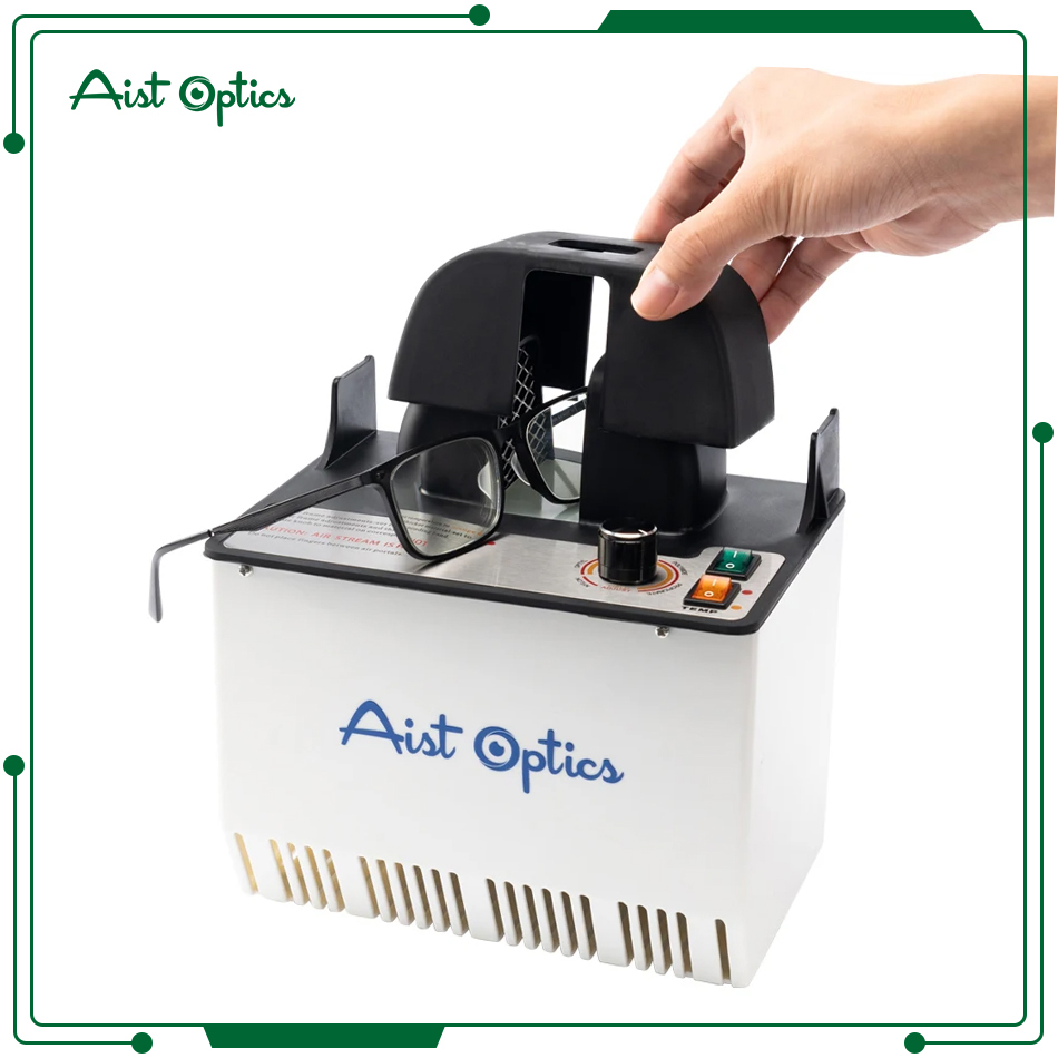Good Quality 900W Temperature Adjustable Optical Frame Heater Frame Warmer Hot Air Eyeglasses Warmer Heating Machine