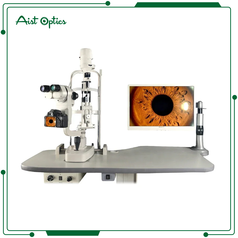 AIST High End Professional Digital Slit Lamp Microscope With Hd Srl Camera Slm-3er