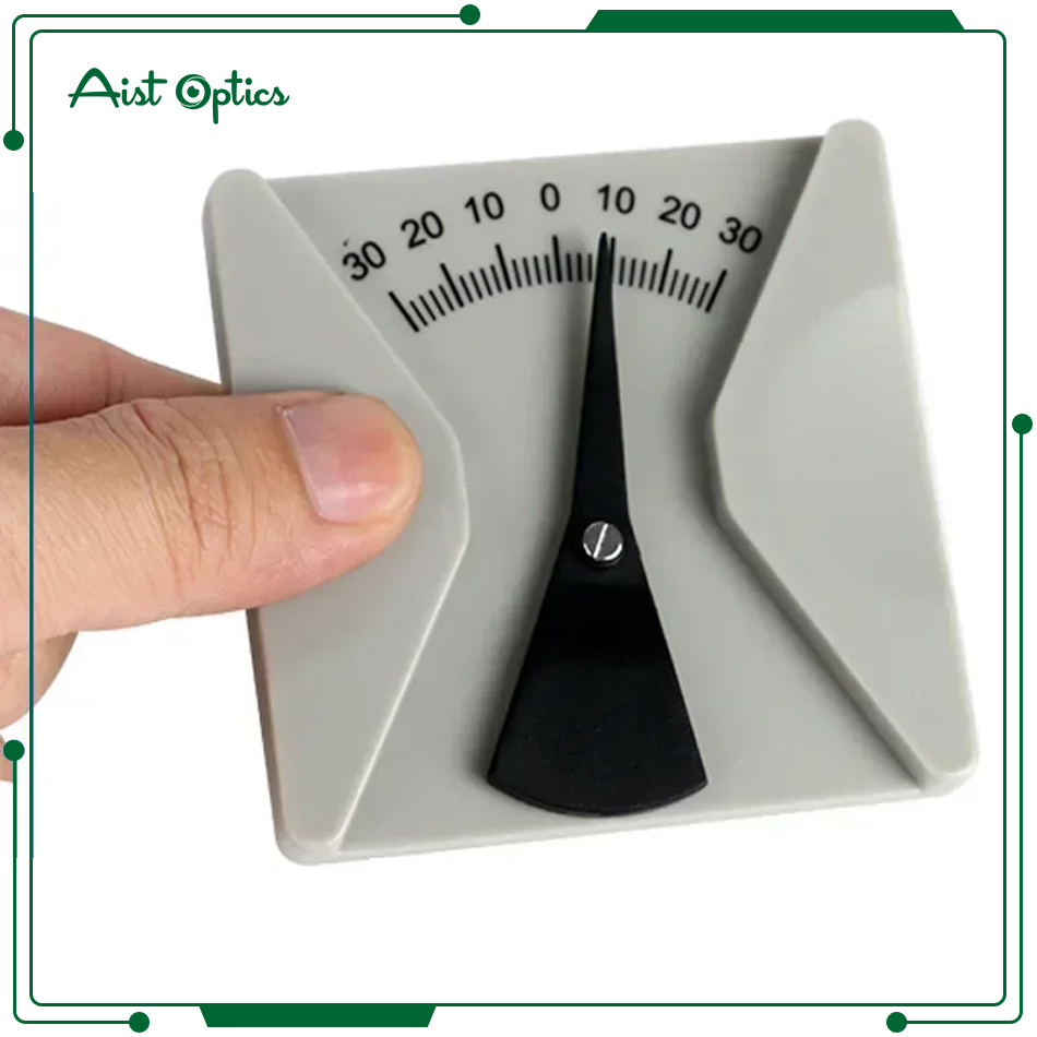 AIST New Glasses Professional Measuring Eye  Angle Ruler Inclinometer Gauging Tool Optical Measurement Instrument Protractor