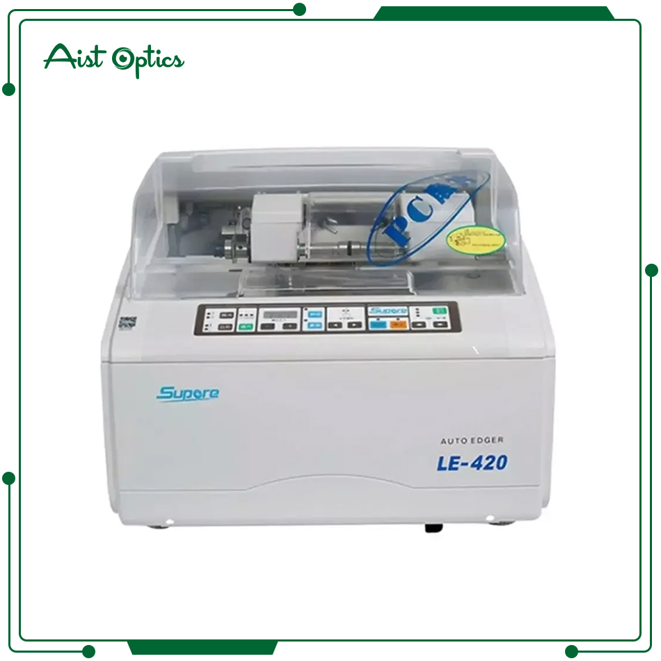 LE-420 China Ophthalmic Instrument Cheapest Lens Grinder for Resin CR Glass PC  Auto Lens Edger