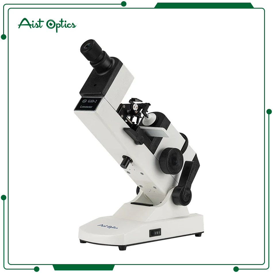 GJD-2 Manual Lensmeter Lensometer Inner Reading AC and DC Power Optical Equipment Internal Reading Lens Meter