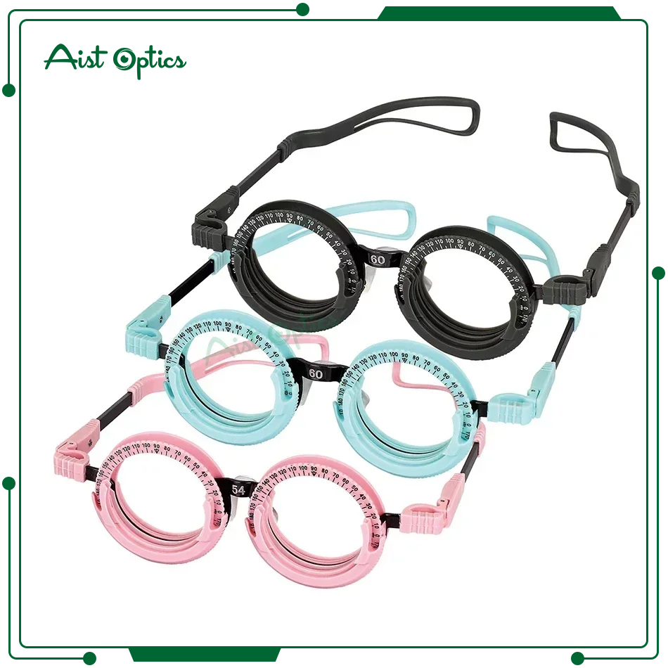 China Optometry Instrument Optometry Eye Training Optician Child Universal Trial Lens Frame Ophthalmic Test Tool 52-70mm