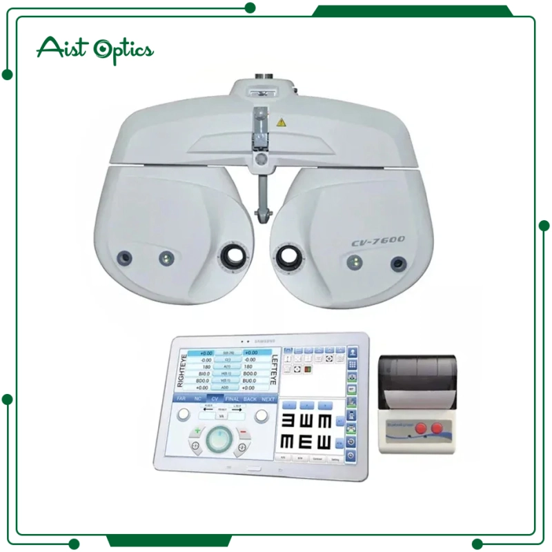 AIST CV-7600 Communicating with Auto Refractometer High End Phoropter Optical Computerized View Tester Digital Refractor