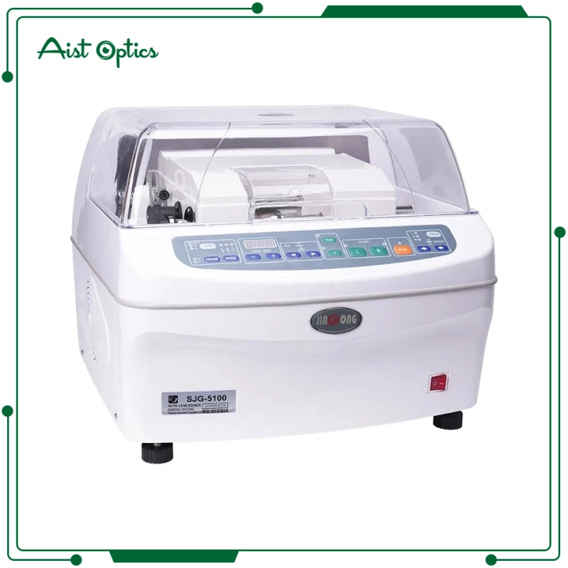 SJG-5100 Auto Lens Edger  Grinder Cutter Glass Polishing Machine Beveling For CR And Glasses Optical Shop  Optometry Instrument
