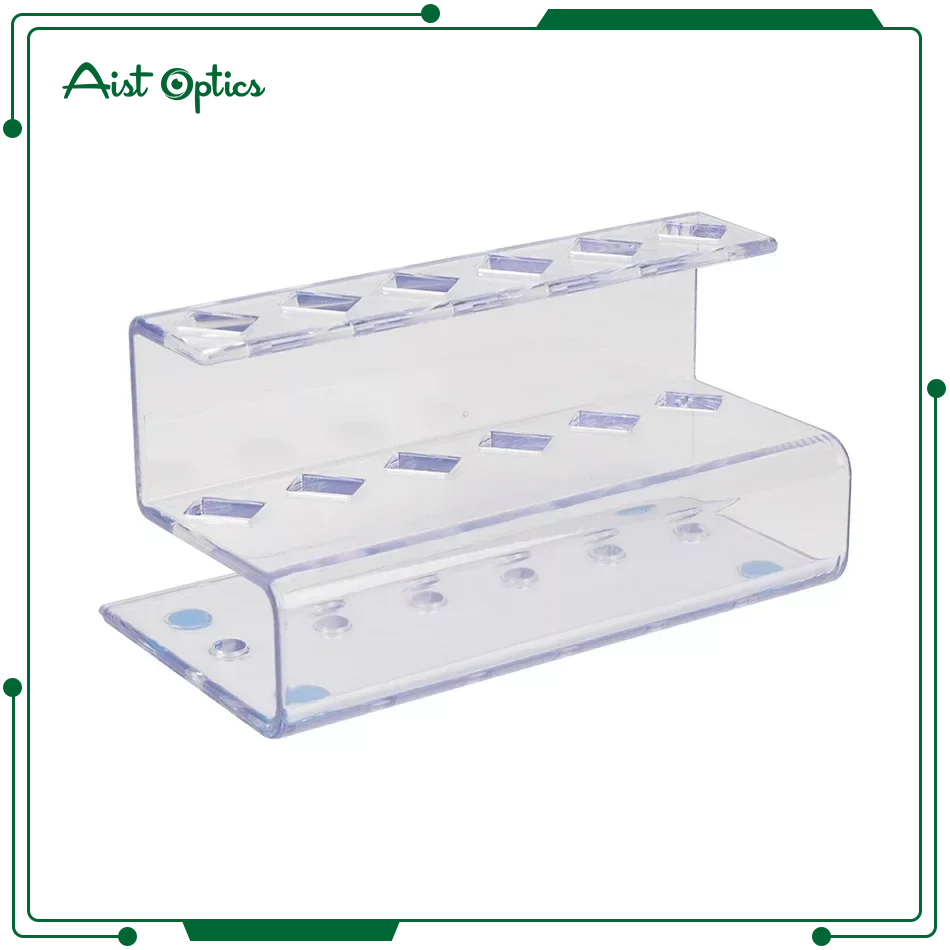 Optometry Flippers Rack Set 6 Holes Cystal Clear Acrylic 6 Mm Thickness (Rack Set Not Included)