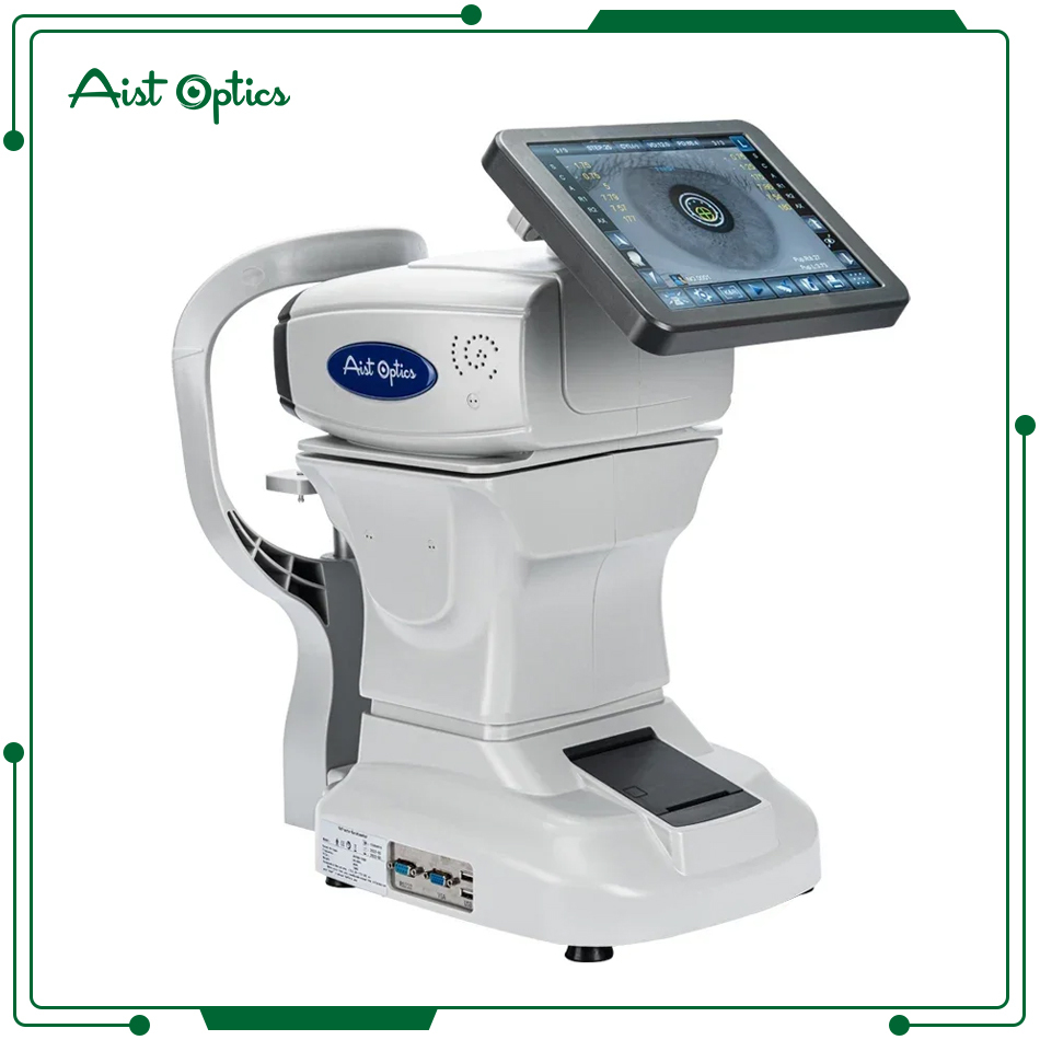 The new model eye autorefractometer with keratometer optical instrument Auto refractometer 8 Inch TFT Touch Screen ARK-1