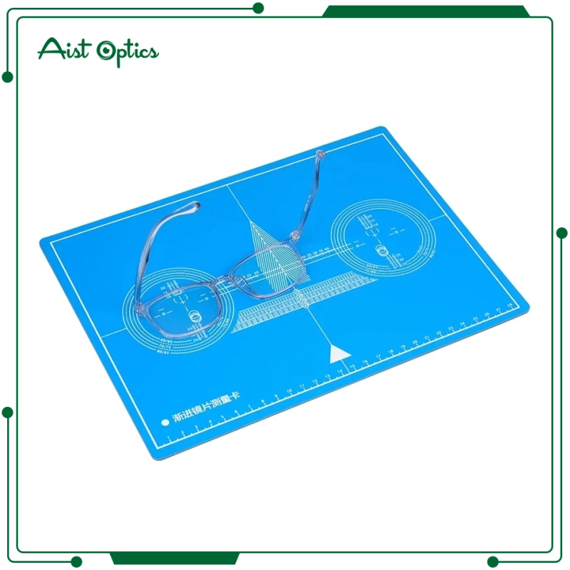Double-sided Glasses Frame Adjustment Progressive Test Card External Opening Angle Measurement Repair for Optical Shop