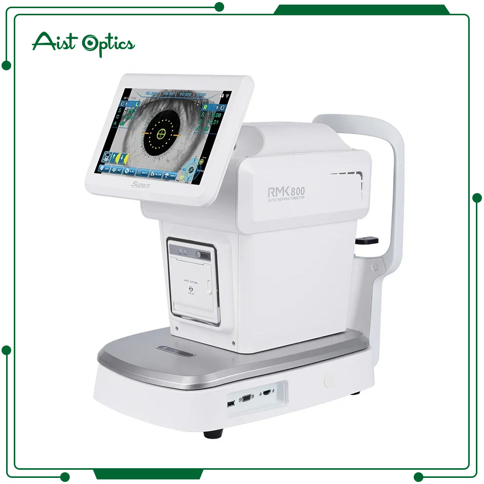 AIST China Best Auto Refractor Keratometer Ophthalmic Refractometer With  Tracking Function Rmk-800 Clinic Hospital Eye Test