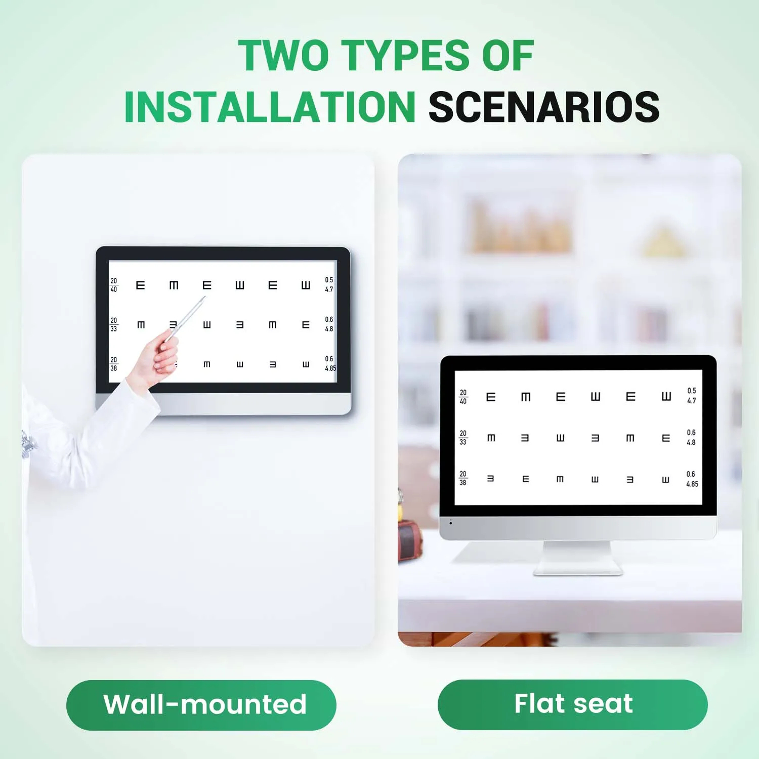 21.5 Inch Optical LCD Digital Visual Acuity Testing Monitor