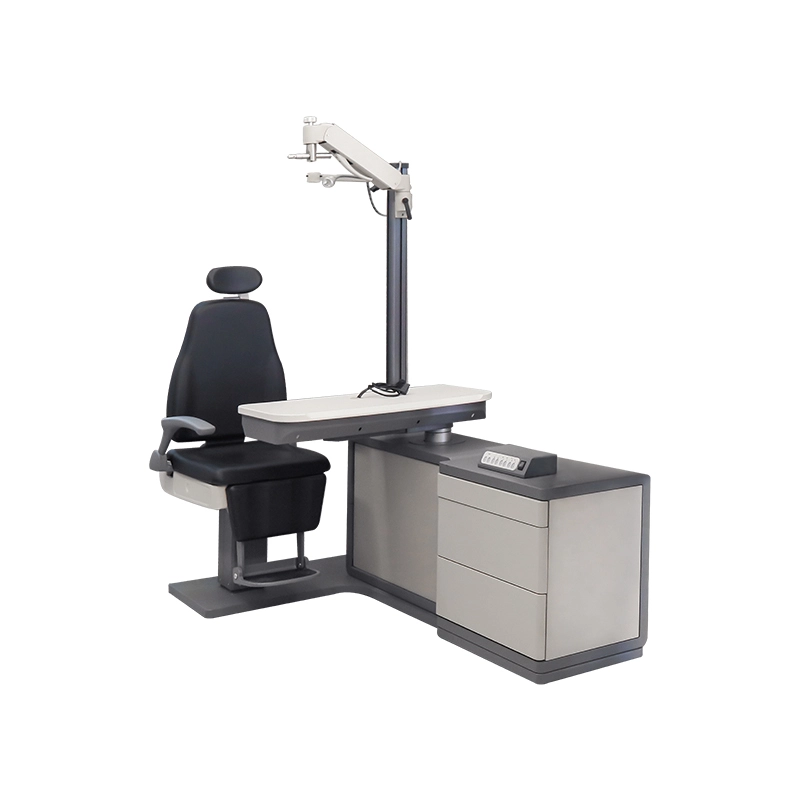 Integrated Optometry Table Optometry Unit Lifting Platform Combination Table Bull Eye Swing Arm with Chair Lift Extended Desktop