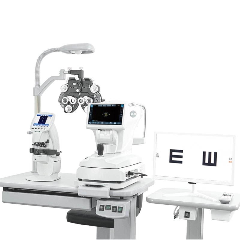 Optometry Auto Refractor Chair Unit Ophthalmic Unit Instruments Auto Refractometer LCD Vision Lensmeter One-stop Optical Room