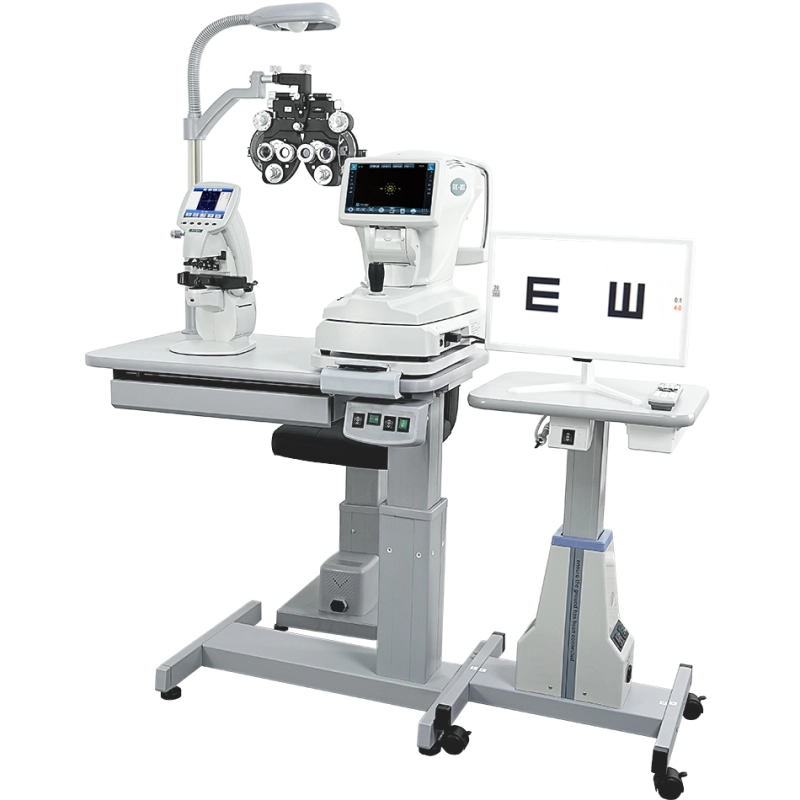 Optometry Auto Refractor Chair Unit Ophthalmic Unit Instruments Auto Refractometer LCD Vision Lensmeter One-stop Optical Room