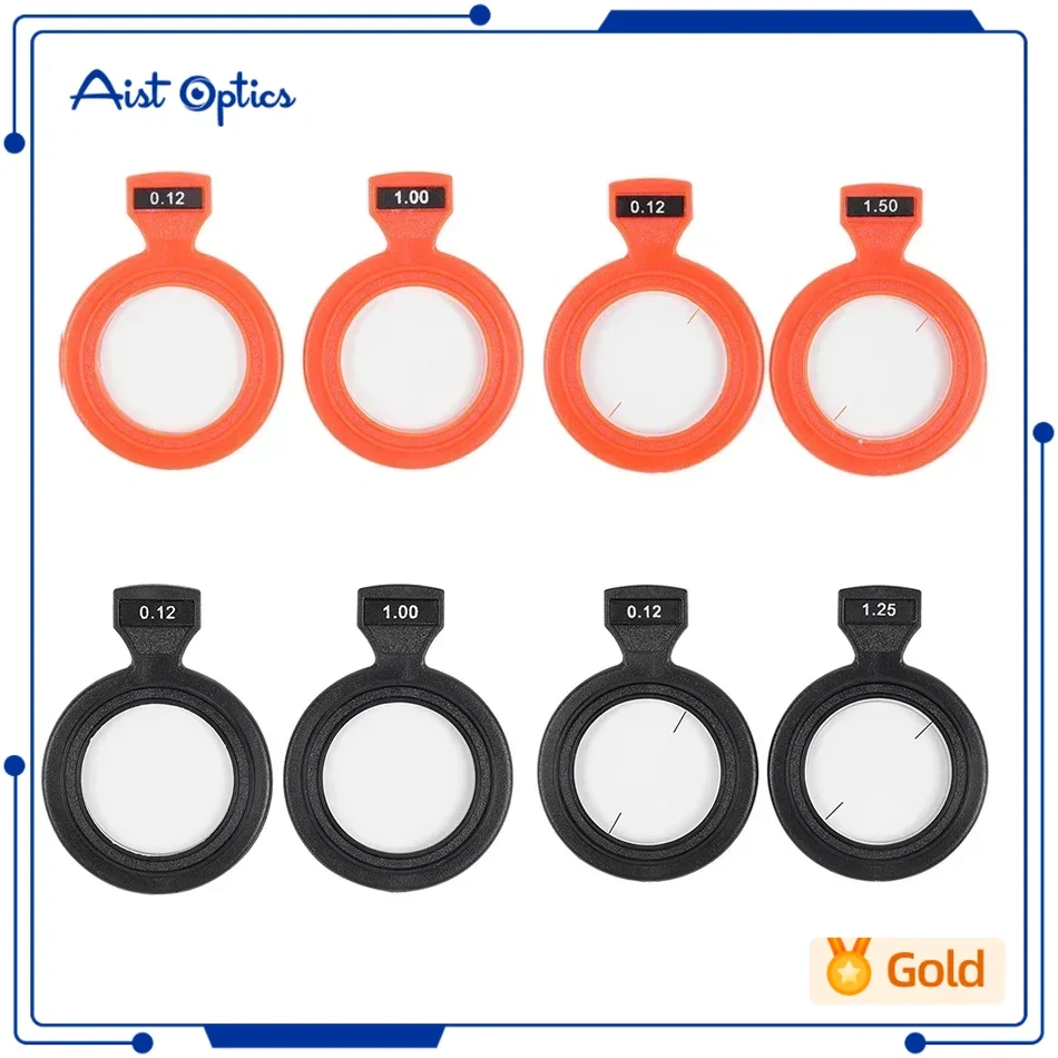 1pcs ±4.25D~12.00D Optical Eyeglass Lens Trial Lens for Trial Lens Set Plastic Frame Diameter 38mm