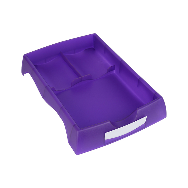 Optical Colorful Plastic Flat Eye Shop Working Job Tray Turnover Case Eyeglasses Accessories Turnover Box