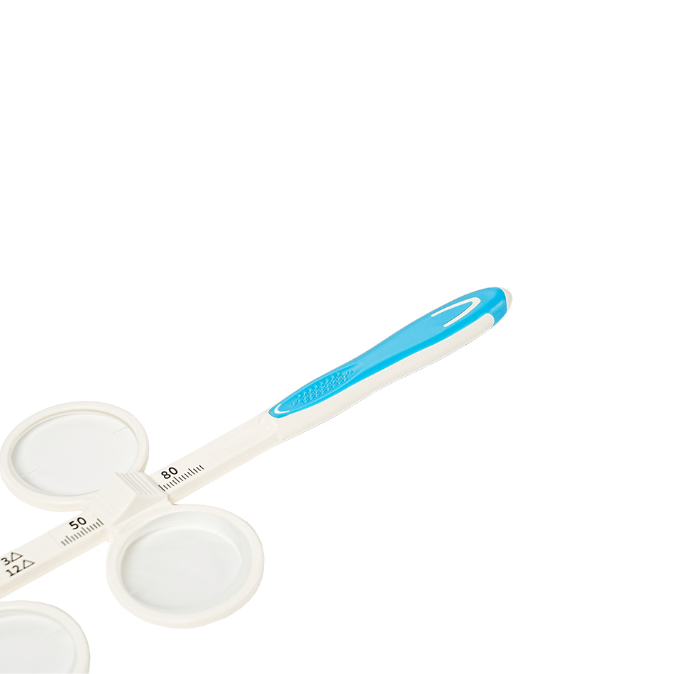 Optical Adjustable Optometry Prism 3/12△ Lens Flipper Adjustable Pupil Distance for Training Refractive Calibration