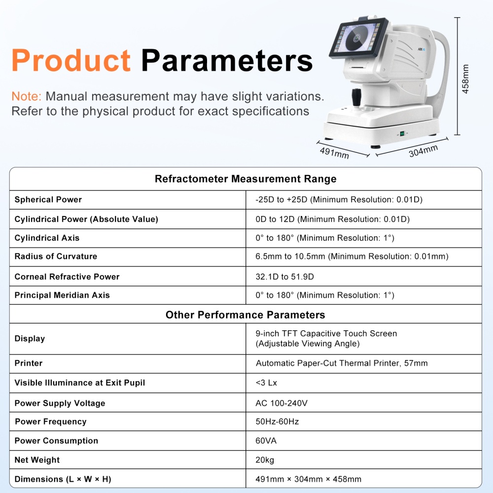 ARK-X  Auto Refractometer with Keratometer