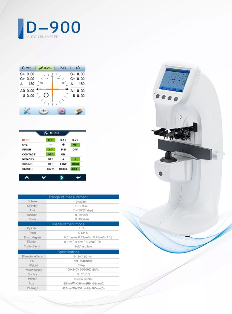 D-900 Auto Lensmeter
