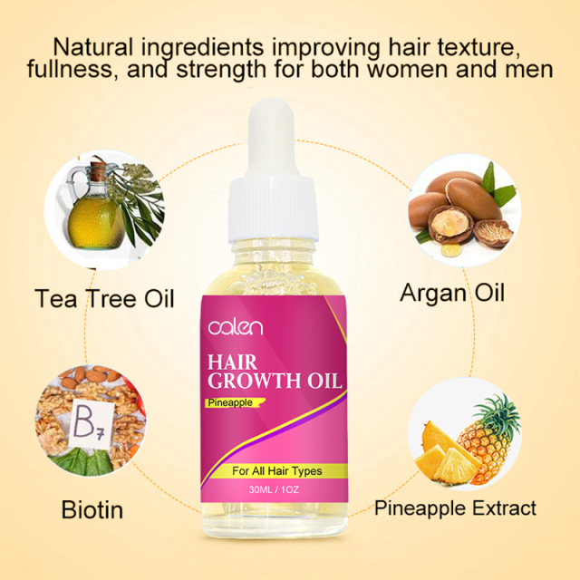 Pineapple Hair Growth Oil,oalen cosmetics