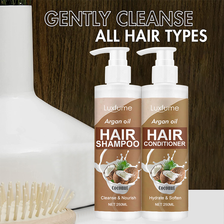 Coconut Hair Shampoo & Conditioner,oalen cosmetics