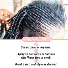Braiding Gel Edges Extreme Hold Locks Twist Cornrow Braid Gel,oalen cosmetics