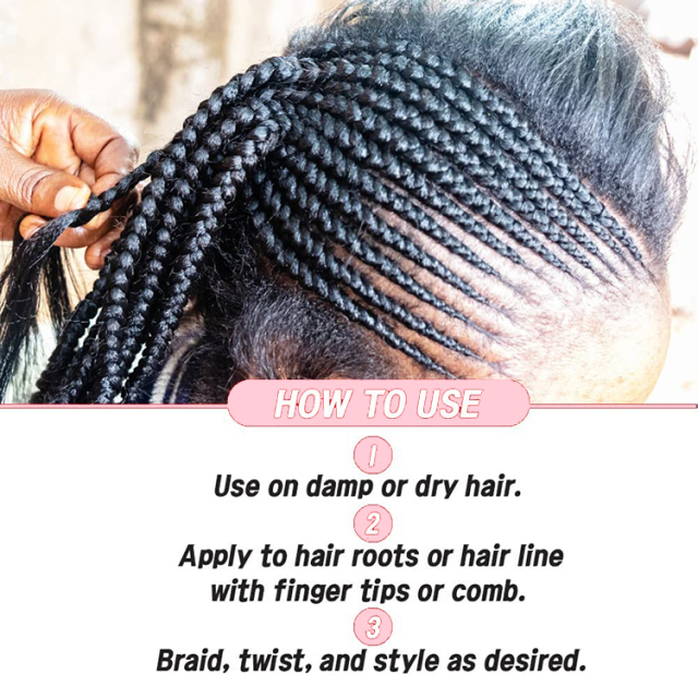 Braiding Gel Edges Extreme Hold Locks Twist Cornrow Braid Gel,oalen cosmetics