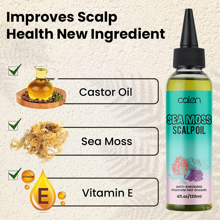 Seaweed Relieve Scalp Tension Strengthen Hair Sea Moss Scalp Oil,oalen cosmetics