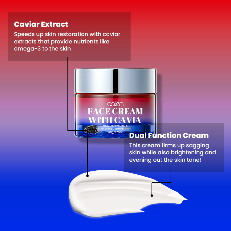50g Skin Lifting Caviar Face Cream,oalen cosmetics