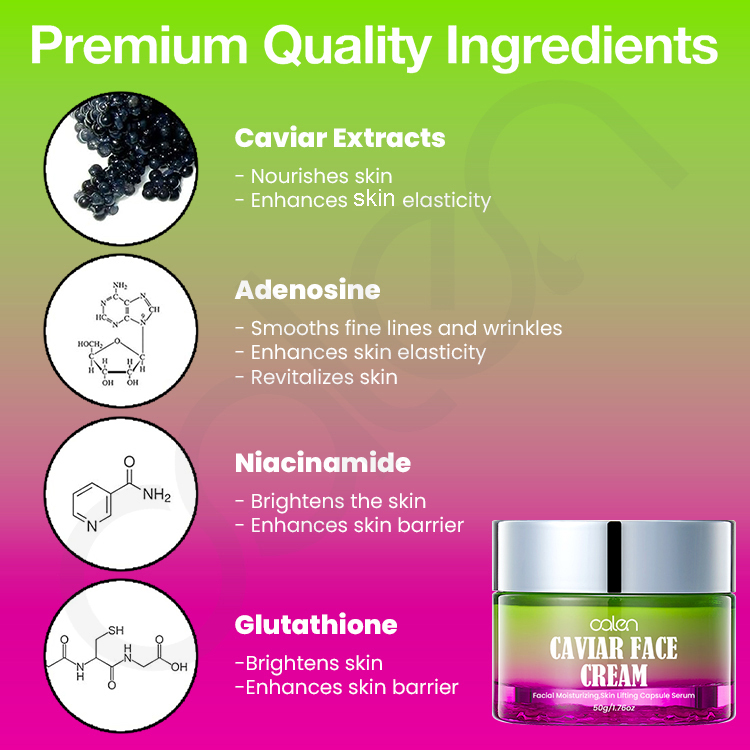 50g Tightening Caviar Face Cream,oalen cosmetics