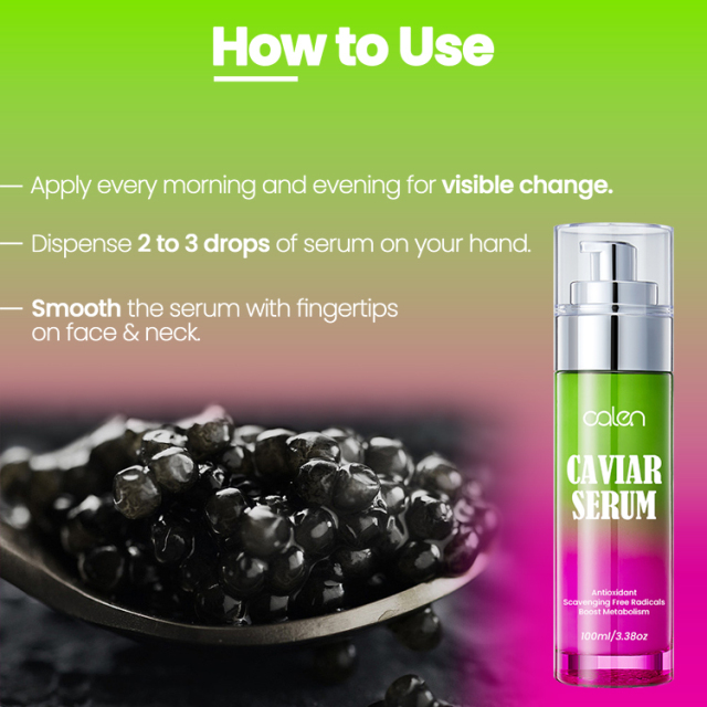 Anti Wrinkle Anti Aging Caviar Serum For Face,oalen cosmetics
