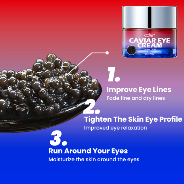 Dark Circles Eye Cream Anti Wrinkle Caviar Eye Cream,oalen cosmetics
