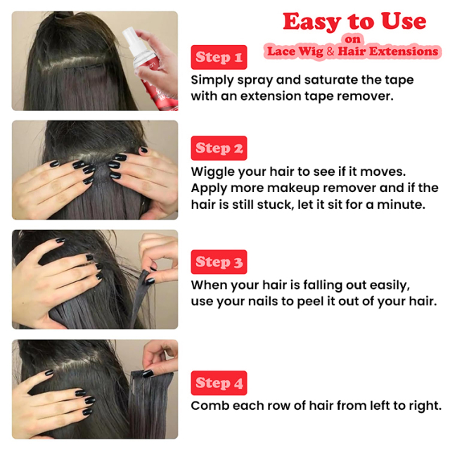 60ML Wig Glue Removal Spray,oalen cosmetics
