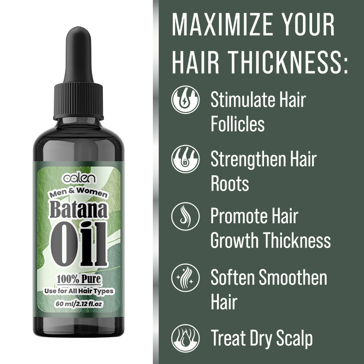 Natural 60ML Batana Oil,oalen cosmetics