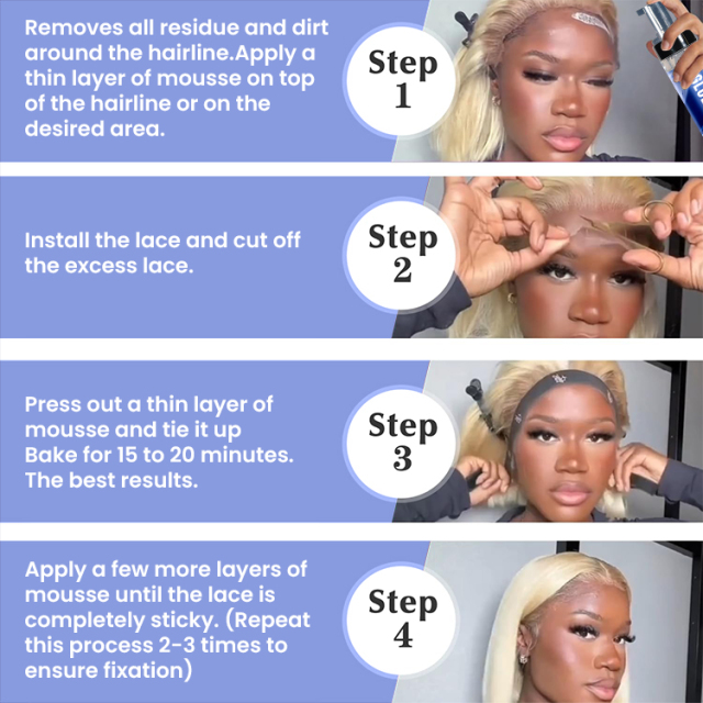 Simple Application Secure Hold Melting Foam,oalen cosmetics