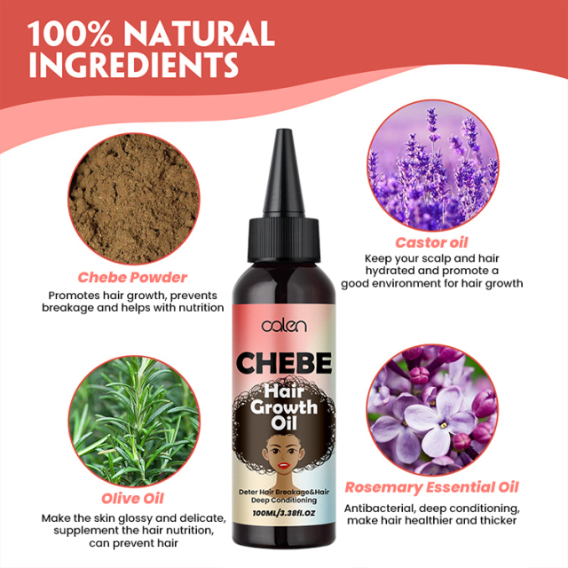 100ML Chebe Hair Growth Oil,oalen cosmetics