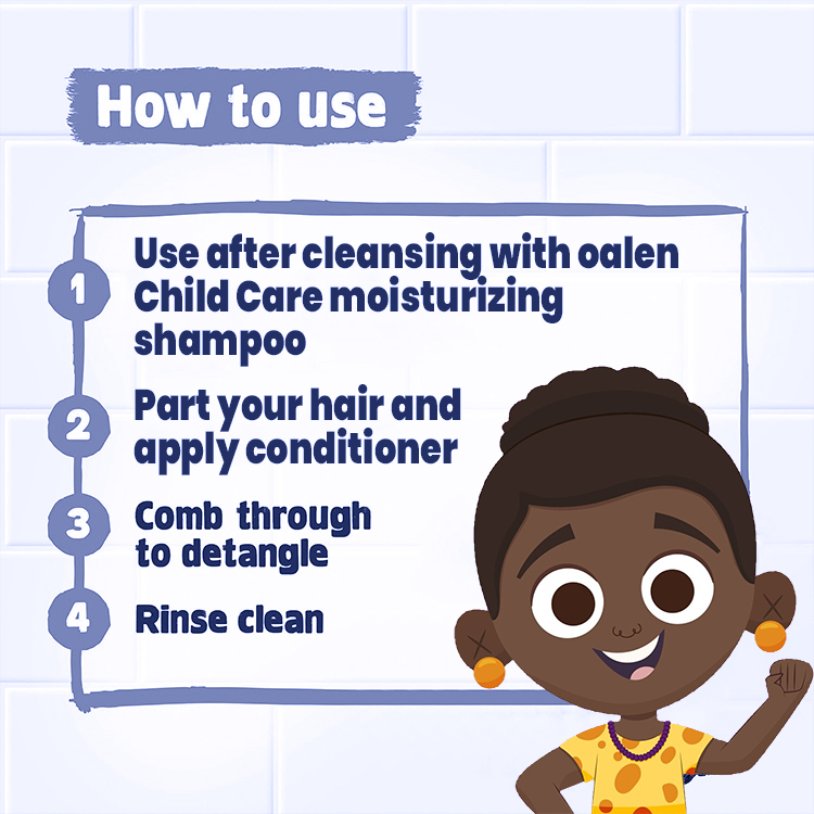 Curly Hair Kids Conditioner,oalen cosmetics