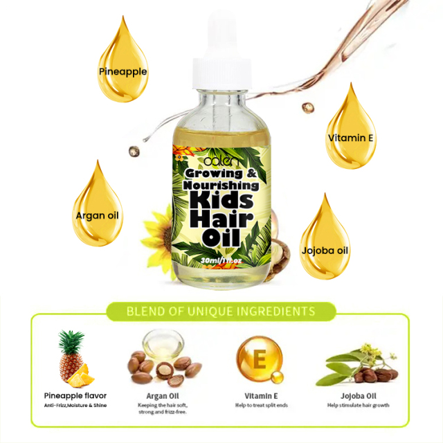 Organic Pineapple Hair Growth Oil For Kids,oalen cosmetics