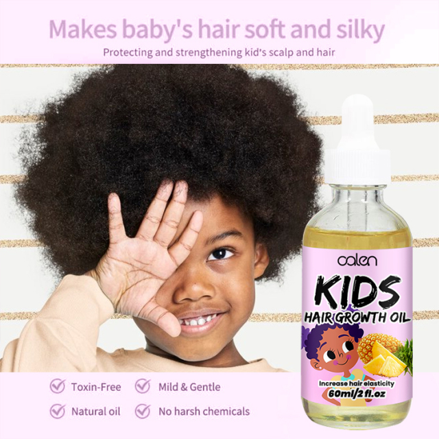 60ML Pineapple Kids Hair Growth Oil,oalen cosmetics