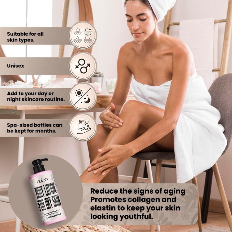 500ML lady Body lotion,oalen cosmetics