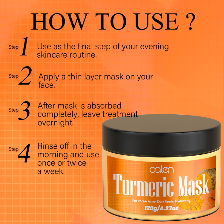 Turmeric Face Soap 120G Turmeric Mask,oalen cosmetics