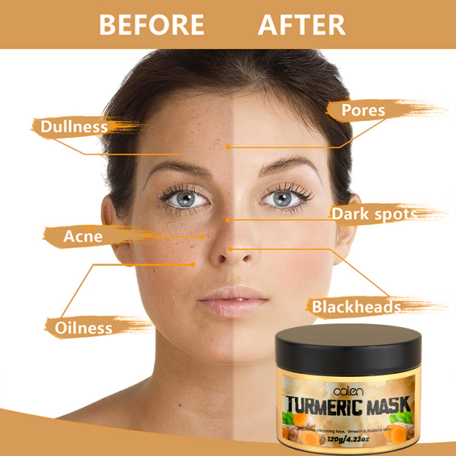 Anti Wrinkle 120G Turmeric Face Mask,oalen cosmetics