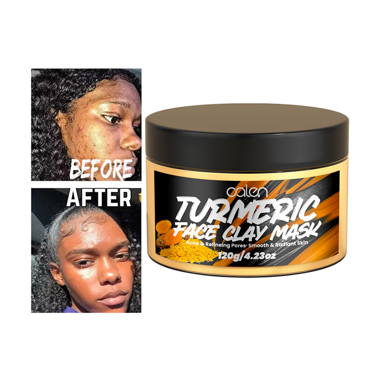 120G Turmeric Face Clay Mask,oalen cosmetics