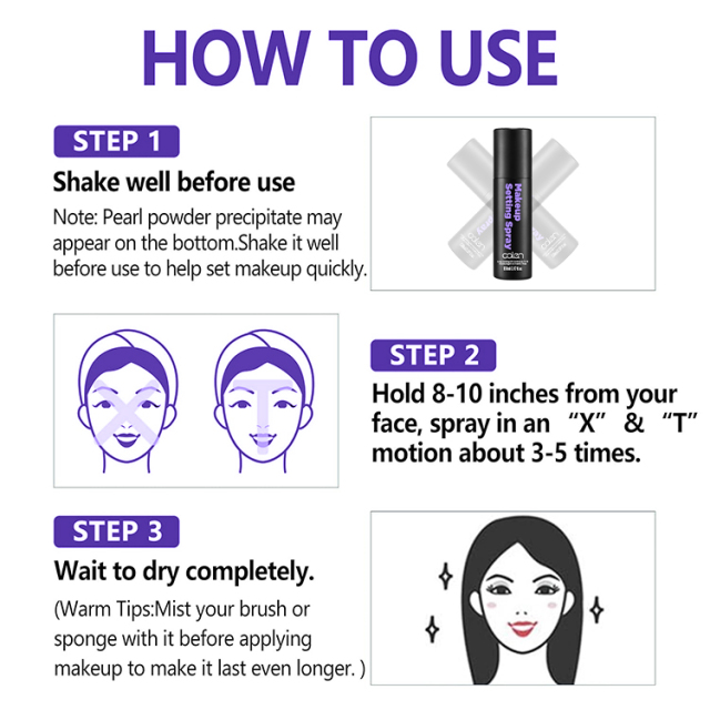 150ML Setting Spray Face Mist,oalen cosmetics