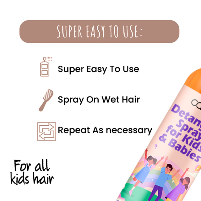 Kids Mist Spray Detangler,oalen cosmetics