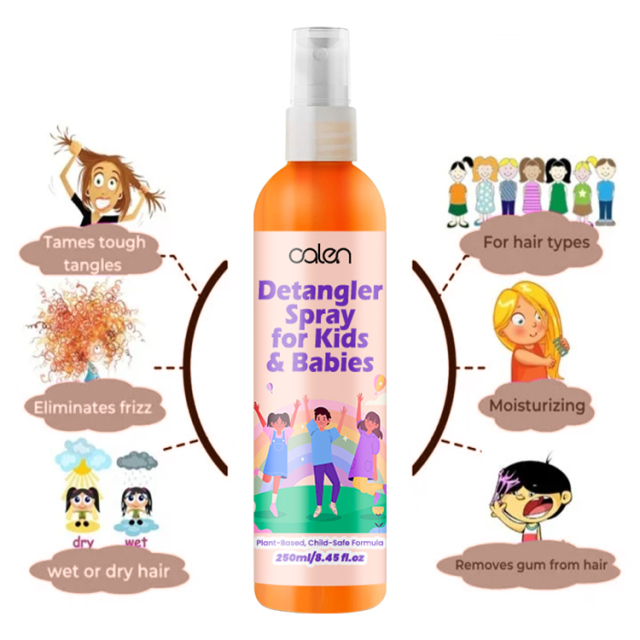 Kids Mist Spray Detangler,oalen cosmetics