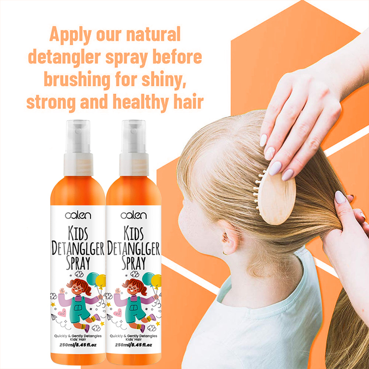 250ML Curly Hair Kids Detanglger Spray,oalen cosmetics