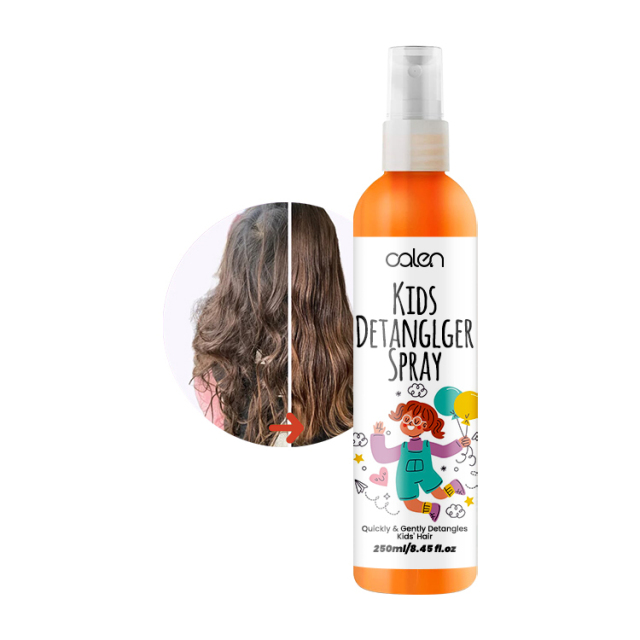 250ML Curly Hair Kids Detanglger Spray,oalen cosmetics