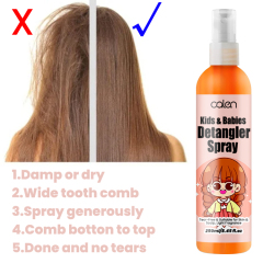 250ML Kids Mist Spray Detangler,oalen cosmetics